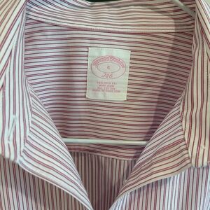 Brooks Brothers Red and White Striped Blouse